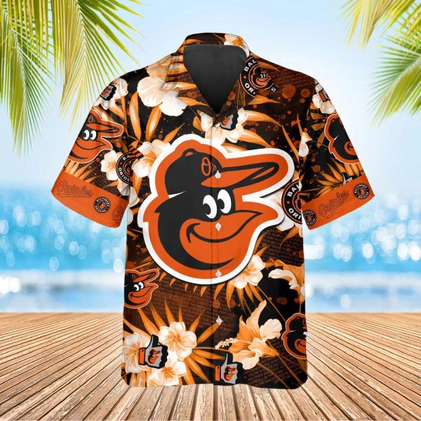 Baltimore Orioles Hawaiian Shirt, MLB Hawaiian Shirt Gift For Fans