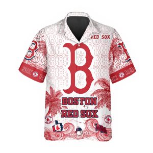 Custom Boston Red Sox Hawaiian Shirt Red Sox Aloha Shirt MLB Hawaiian Shirt 1