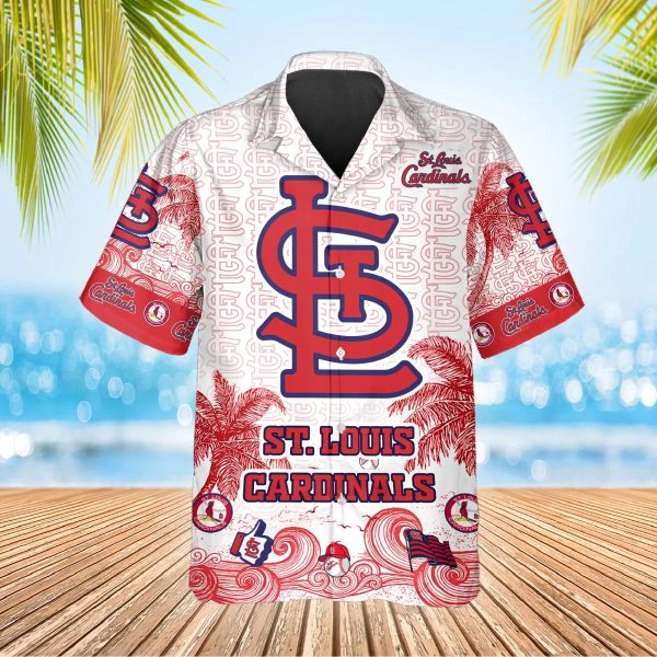 Custom St. Louis Cardinals Hawaiian Shirt, St. Louis Cardinals Aloha Shirt, MLB Hawaiian Shirt