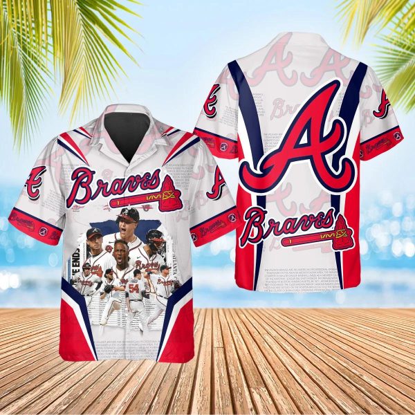 Legends Atlanta Braves Hawaiian Shirt Hawaiian Shirt, Atlanta Braves Aloha Shirt, MLB Hawaiian Shirt