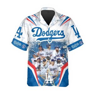 Legends Los Angeles Dodgers Hawaiian Shirt Dodgers Aloha Shirt MLB Hawaiian Shirt 1