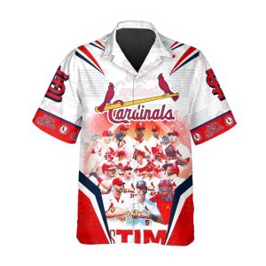 Legends St Louis Cardinals Hawaiian Shirt Hawaiian Shirt St Louis Cardinals Aloha Shirt MLB Hawaiian Shirt 1