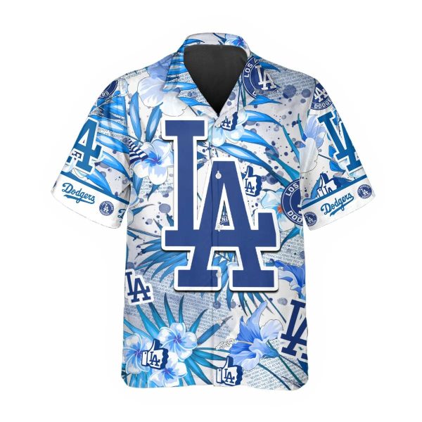 Los Angeles Dodgers Hawaiian Shirt, MLB Hawaiian Shirt Gift For Fans, MLB Hawaiian Shirt