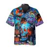 Marine Vibe Skull Art Hawaiian Shirt