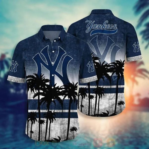 New York Yankees Hawaiian Shirt, NY Yankees Hawaiian Shirt, MLB Hawaiian Shirt For Men