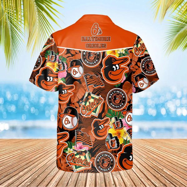 Pattern Baltimore Orioles Hawaiian Shirt, Baltimore Orioles Aloha Shirt