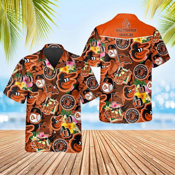 Pattern Baltimore Orioles Hawaiian Shirt, Baltimore Orioles Aloha Shirt