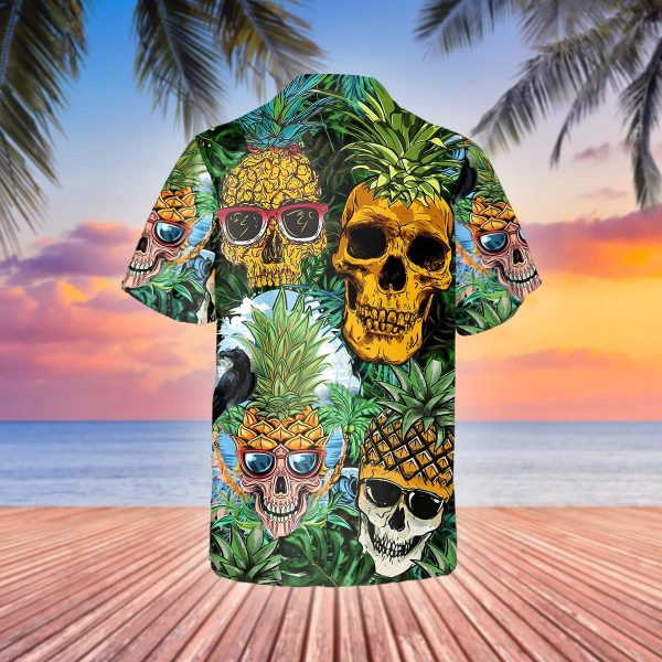 Pineapple Skull Hawaiian Shirt