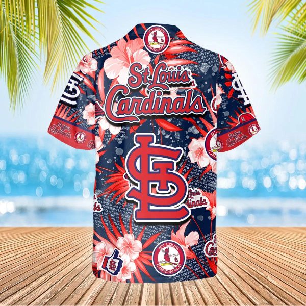 St. Louis Cardinals Hawaiian Shirt, MLB Hawaiian Shirt Gift For Fans