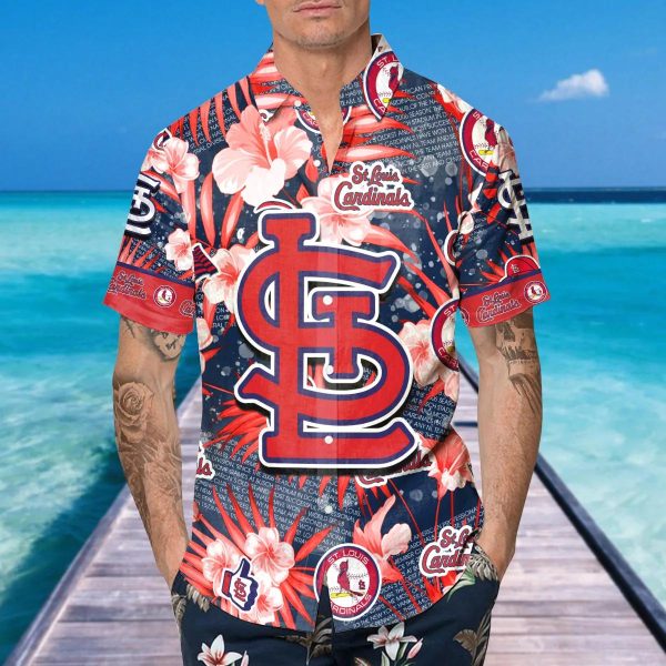 St. Louis Cardinals Hawaiian Shirt, MLB Hawaiian Shirt Gift For Fans