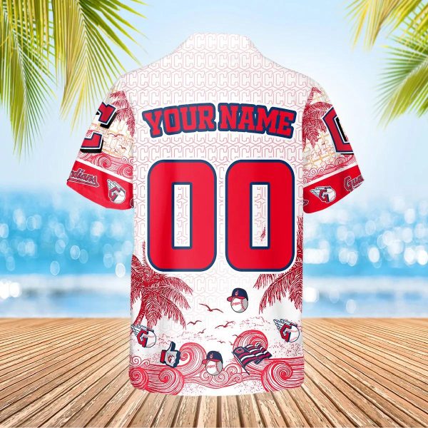 Custom Cleveland Guardians Hawaiian Shirt, Cleveland Guardians Aloha Shirt, MLB Hawaiian Shirt