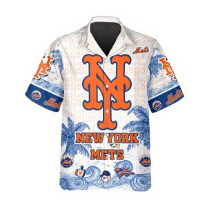 Custom New York Mets Hawaiian Shirt New York Mets Aloha Shirt MLB Hawaiian Shirt 1