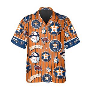 Pattern Houston Astros Hawaiian Shirt Houston Astros Aloha Shirt 1