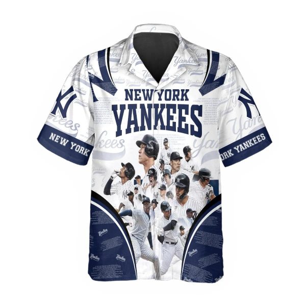 Legends New York Yankees Hawaiian Shirt, Hawaiian Yankees Shirt, MLB Hawaiian Shirt