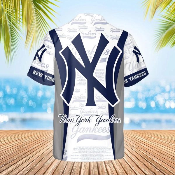Legends New York Yankees Hawaiian Shirt, Hawaiian Yankees Shirt, MLB Hawaiian Shirt
