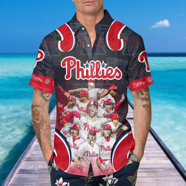 Legends Philadelphia Phillies Hawaiian Shirt, Phillies Hawaiian Shirt, MLB Hawaiian Shirt
