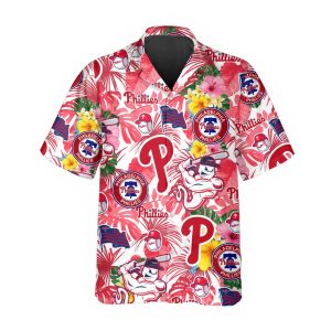 Pattern Phillies Hawaiian Shirt Philadelphia Phillies Hawaiian Shirt MLB Hawaiian Shirt 1