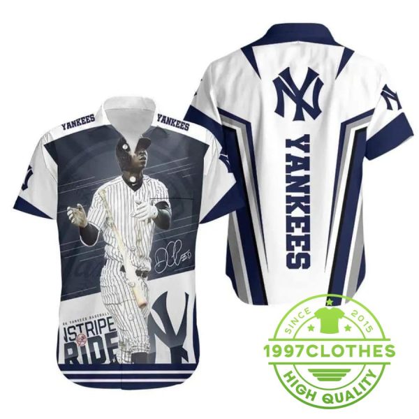 Didi Gregorius 18 New York Yankees Hawaiian Shirt, MLB Hawaiian Shirt