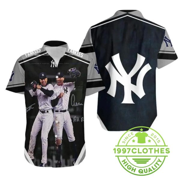 MLB New York Yankees Hawaiian Shirt Baseball Fans Gift, MLB Hawaiian Shirt