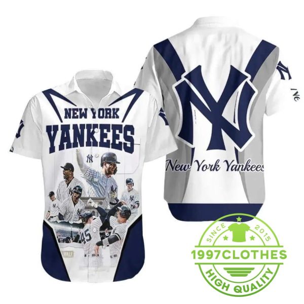 MLB New York Yankees Players Hawaiian Shirt Baseball Gift, MLB Hawaiian Shirt