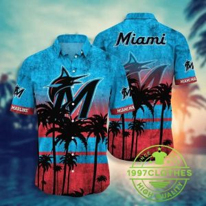 Miami Marlins Hawaiian Shirt