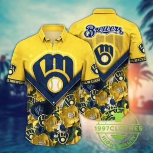 Milwaukee Brewers Hawaiian Shirt