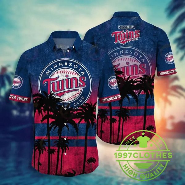 Minnesota Twins MLB Aloha Hawaiian Shirt Style Hot Trending Summer, MLB Hawaiian Shirt