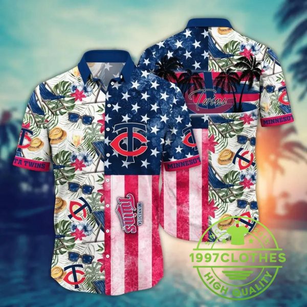 Minnesota Twins MLB Flower Aloha Hawaiian Shirt 6, MLB Hawaiian Shirt