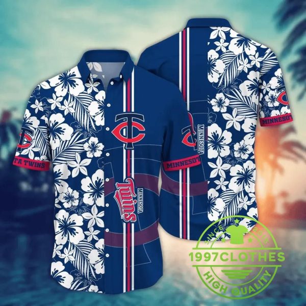 Minnesota Twins MLB Flower Aloha Hawaiian Shirt 9, MLB Hawaiian Shirt