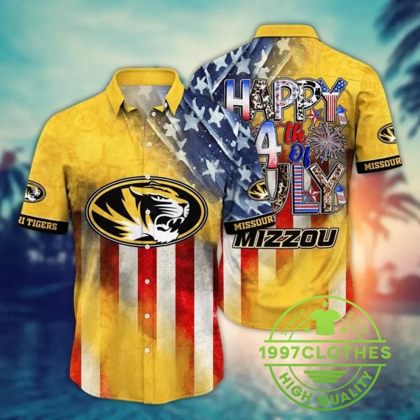 Missouri Tigers NCAA Aloha Hawaiian Shirt, Missouri Tigers Hawaiian Shirt