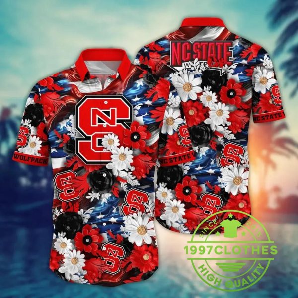 NC State Wolfpack NCAA Aloha Hawaiian Shirt 1, NC State Wolfpack Hawaiian Shirt