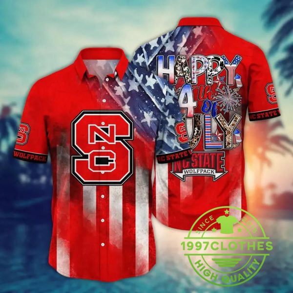 NC State Wolfpack NCAA Aloha Hawaiian Shirt, NC State Wolfpack Hawaiian Shirt