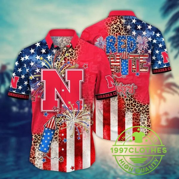 Nebraska Cornhuskers NCAA Aloha Hawaiian Shirt 2, Nebraska Cornhuskers Hawaiian Shirt