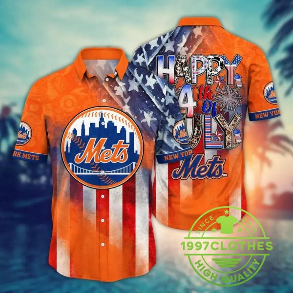 New York Mets MLB Aloha Hawaiian Shirt 4, MLB Hawaiian Shirt