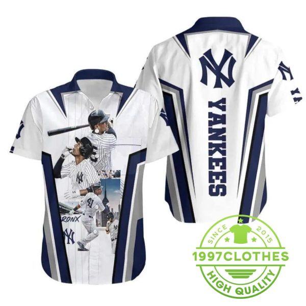 New York Yankees Hawaiian Shirt Sports Gift For Dad, MLB Hawaiian Shirt