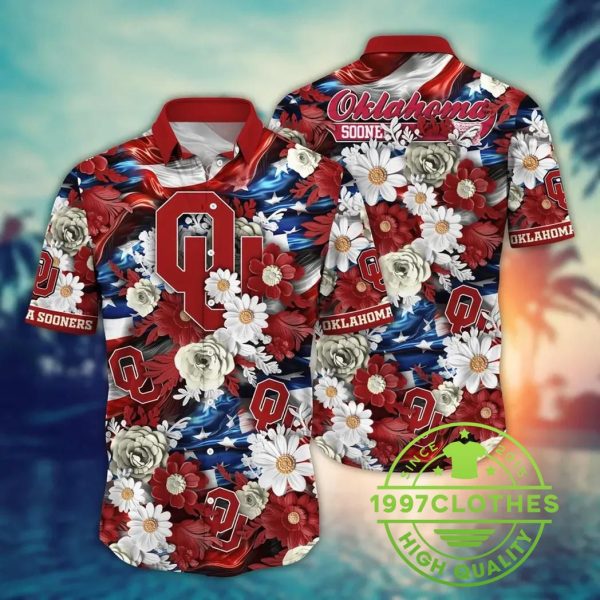 Oklahoma Sooners NCAA Aloha Hawaiian Shirt 1, Oklahoma Sooners Hawaiian Shirt