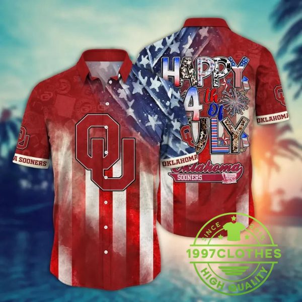 Oklahoma Sooners NCAA Aloha Hawaiian Shirt 2, Oklahoma Sooners Hawaiian Shirt