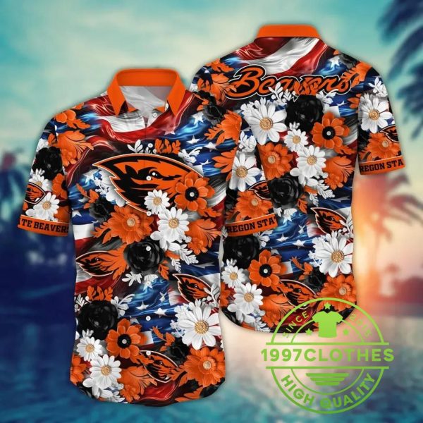 Oregon State Beavers NCAA Aloha Hawaiian Shirt 1, Oregon State Beavers Hawaiian Shirt