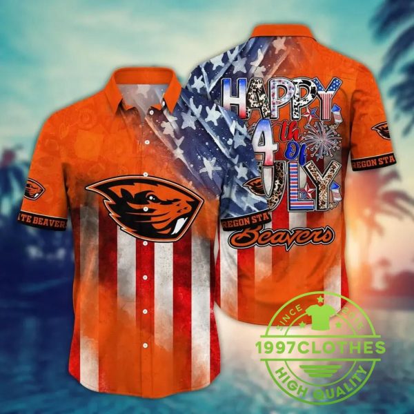 Oregon State Beavers NCAA Aloha Hawaiian Shirt 2, Oregon State Beavers Hawaiian Shirt