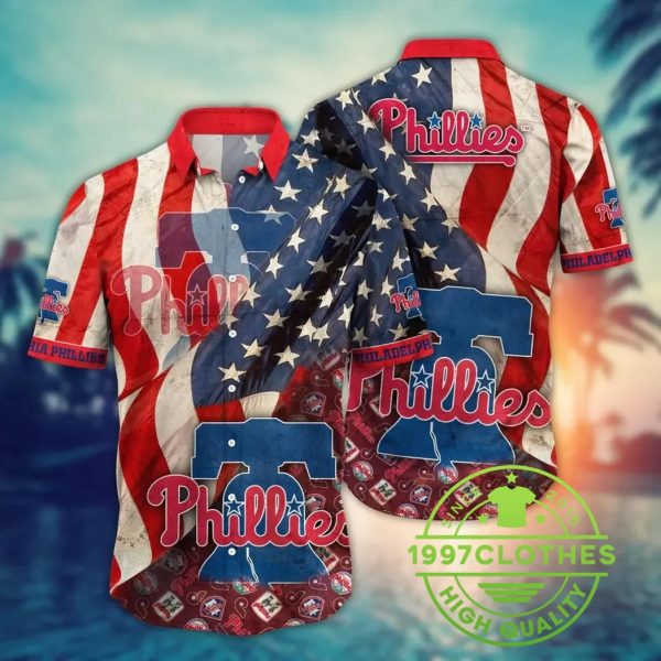 Philadelphia Phillies MLB Flower Aloha Hawaiian Shirt 6, MLB Hawaiian Shirt