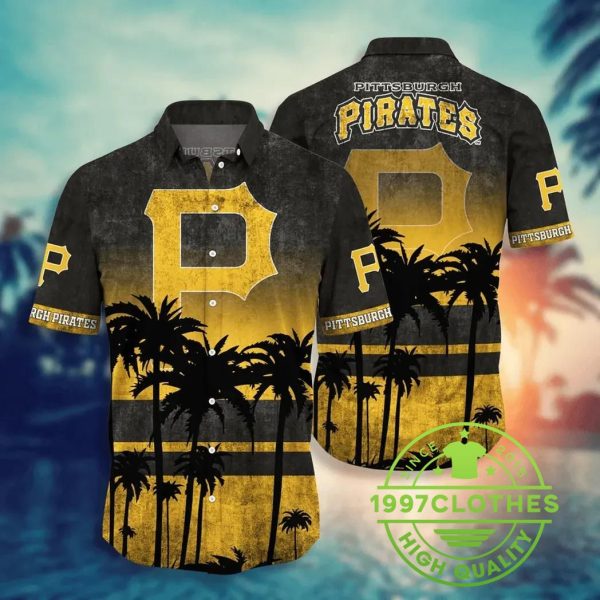 Pittsburgh Pirates MLB Aloha Hawaiian Shirt 1, MLB Hawaiian Shirt