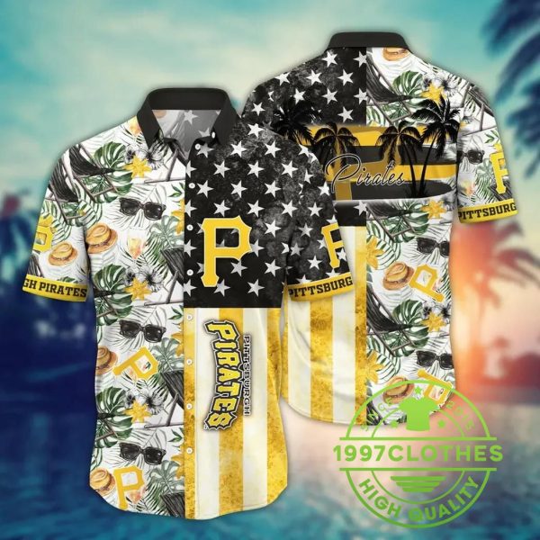 Pittsburgh Pirates MLB Flower Aloha Hawaiian Shirt 8, MLB Hawaiian Shirt