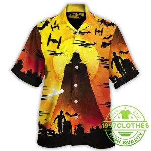 Star Wars Darth Vader Halloween Hawaiian Shirt Star Wars Hawaiian Shirt 1