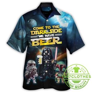 Star Wars Stormtrooper Darth Vader Boba Fett Hawaiian Shirt Star Wars Hawaiian Shirt 1