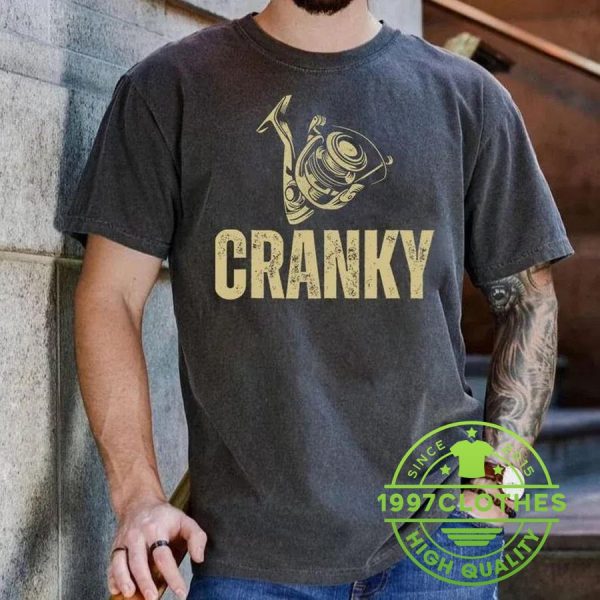 Crankbait Fishing Lure Cranky T-shirt, Funny Fishing Shirt, Fishing Shirt