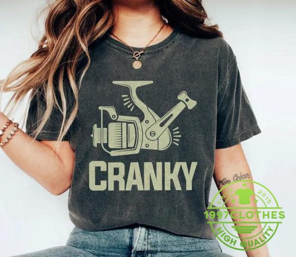 Crankbait Fishing Lure Cranky T-shirt, Funny Fishing Shirt, Fishing Shirt