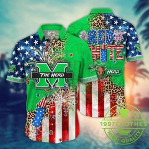 Marshall Thundering Herd Hawaiian Shirt