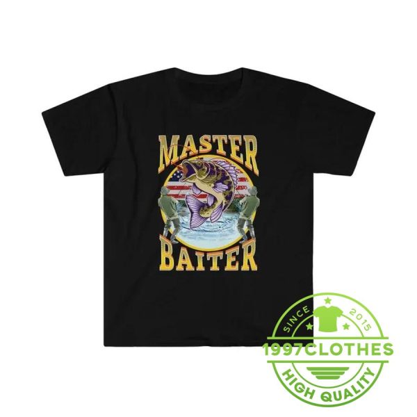 Master Baiter Fishing Parody T-Shirt, Funny Fishing Shirt, Fishing Shirt