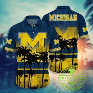 Michigan Wolverines Hawaiian Shirt