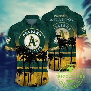 Oakland Athletics Hawaiian Shirt